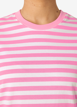 STRIPED MIDI DRESS LOOSE FIT