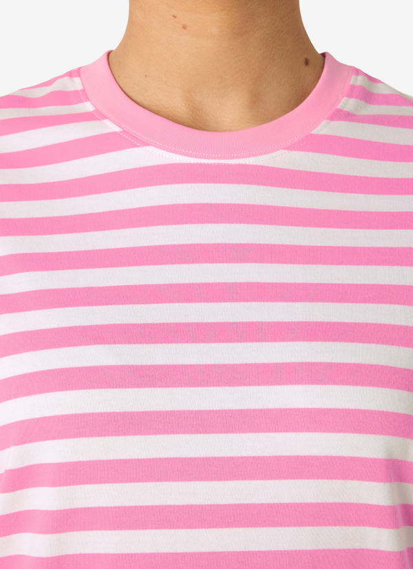 STRIPED MIDI DRESS LOOSE FIT