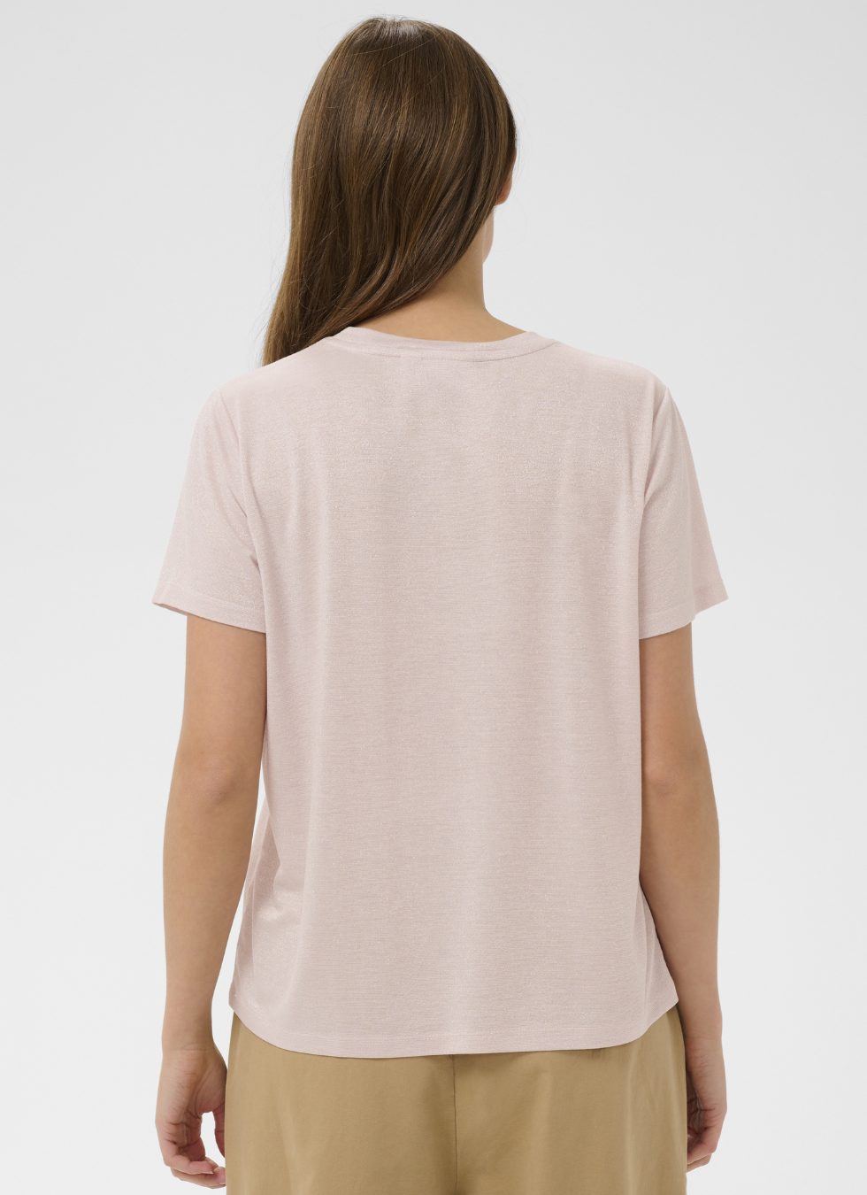 GLITTRANDE T-SHIRT I VISKOSBLANDNING