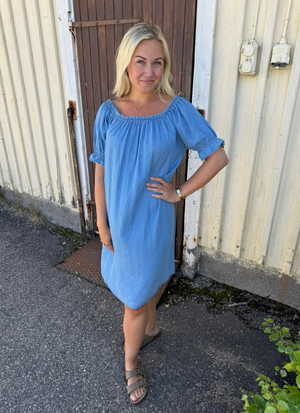 JEANSKLÄNNING MIDI