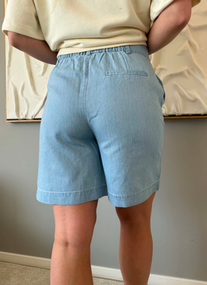 LÅNGA DENIMSHORTS