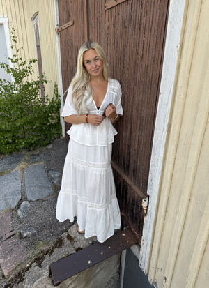 BLUS MED SPETSDETALJER