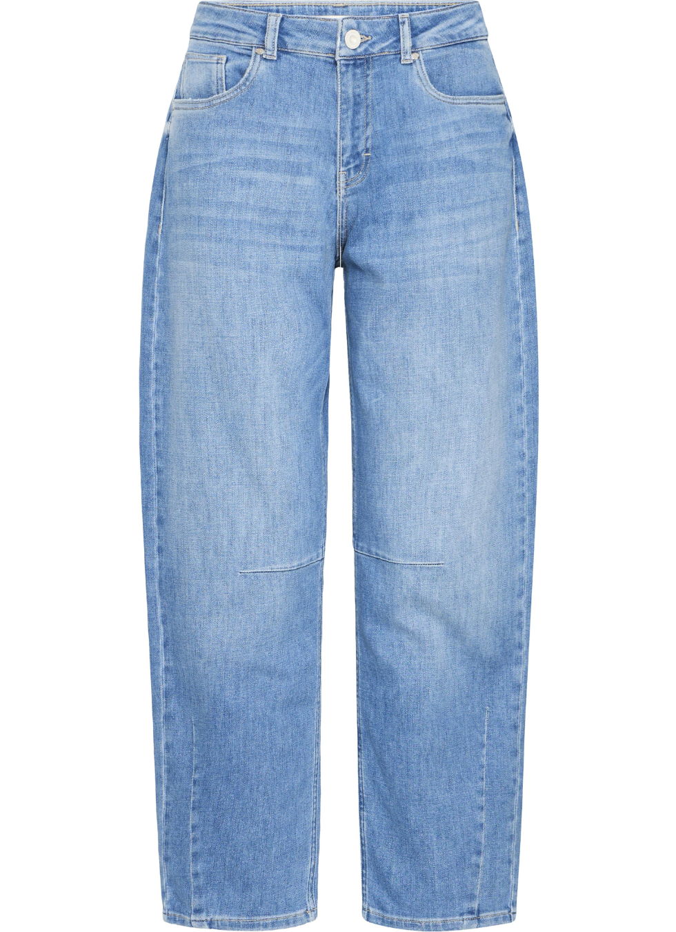 HIGH WAIST BARREL LEG JEANS
