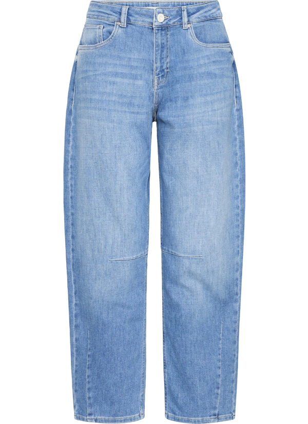 HIGH WAIST BARREL LEG JEANS