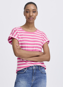 RANDIG T-SHIRT I BOMULLSBLANDNING