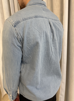 Regular Fit Denimskjorta för herr