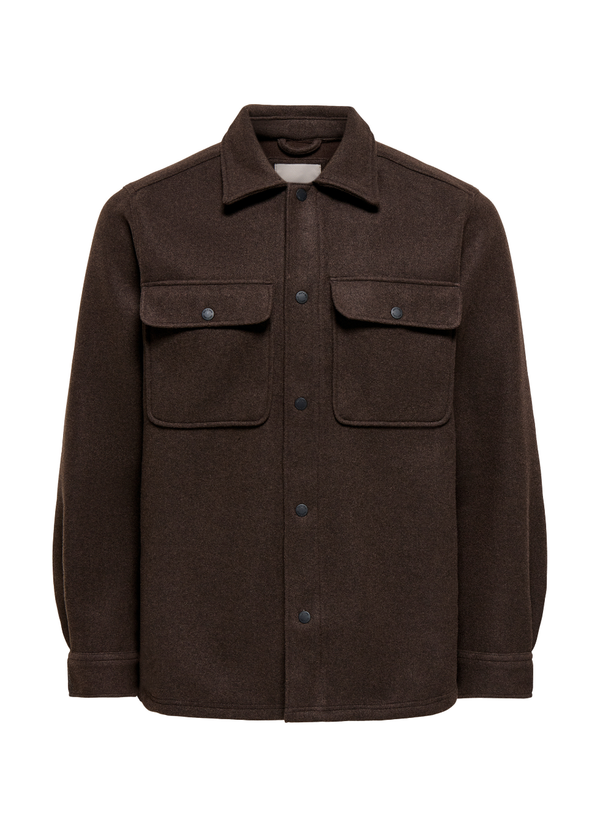SASH WOOLEN SHIRT
