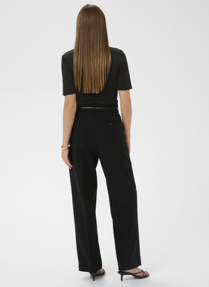 SLIM FIT T-SHIRT I VISKOSBLANDNING