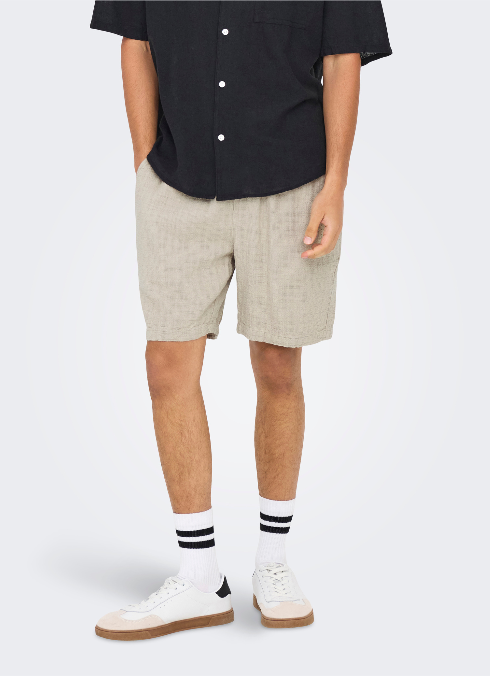 SHORTS I VISKOS/LINNE