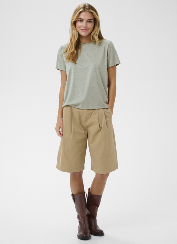 GLITTRANDE T-SHIRT I VISKOSBLANDNING