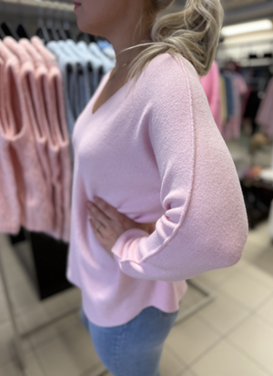 FINSTICKAD TRÖJA ONESIZE V-RING