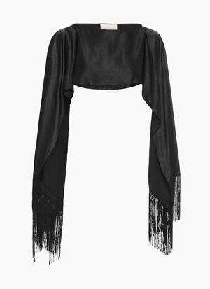 SVART SCARF I MJUK VISKOS