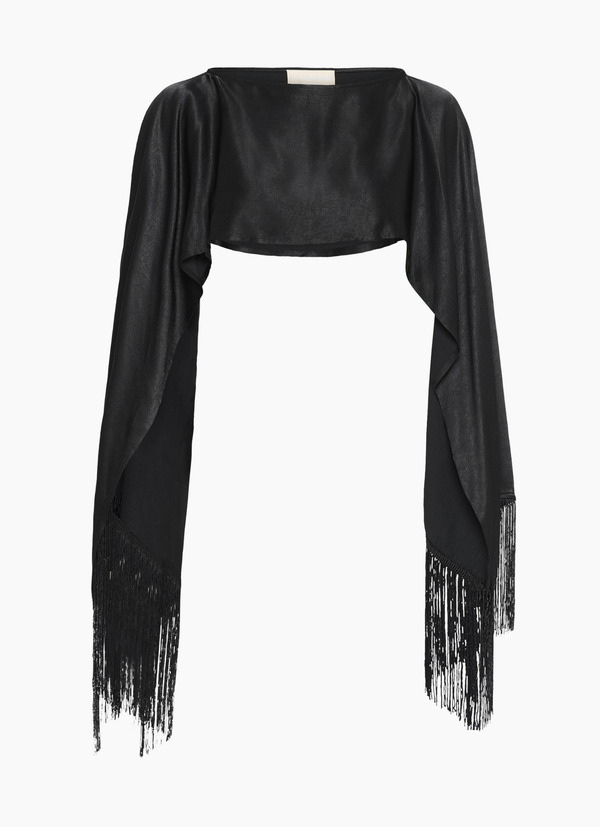 SVART SCARF I MJUK VISKOS