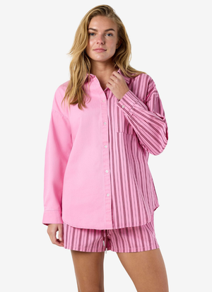 OVERSIZE DENIMSKJORTA I BOMULL