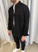 Regular Fit Denimskjorta för herr