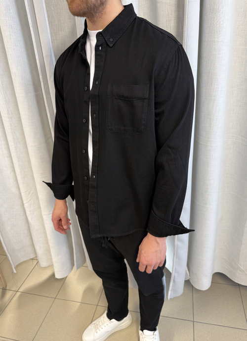 Regular Fit Denimskjorta för herr