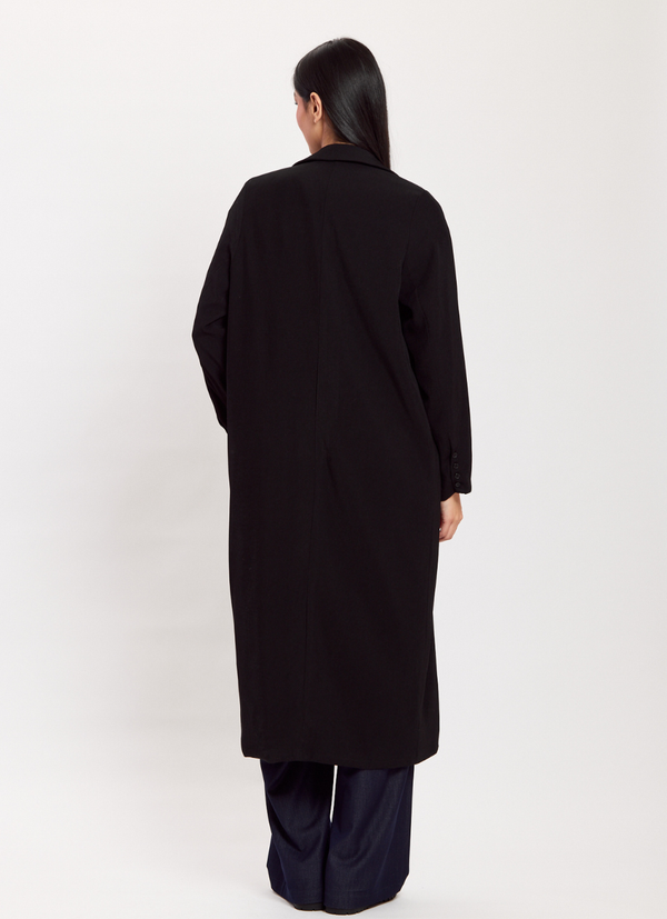 LÅNG DUBBELKNÄPPT BLAZERJACKA