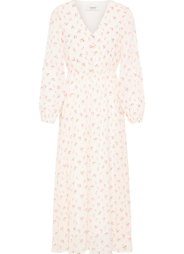 LÅNG KLÄNNING MED BLOMMÖNSTER