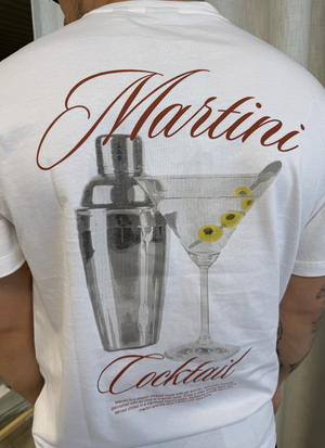 T-SHIRT MED PRINT I EKOLOGISK BOMULL
