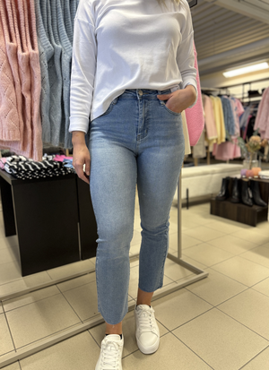 STRETCHJEANS KICKFLARE MED HÖG KOMFORT