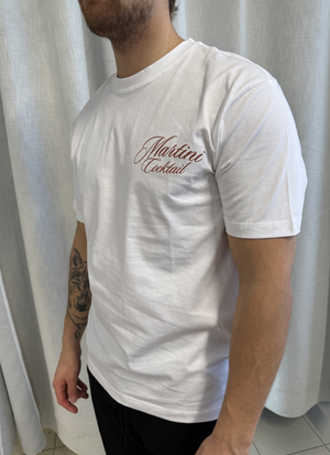 T-SHIRT MED PRINT I EKOLOGISK BOMULL
