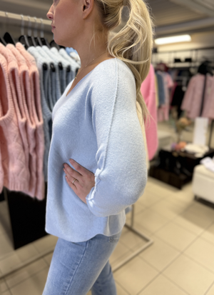 FINSTICKAD TRÖJA ONESIZE V-RING