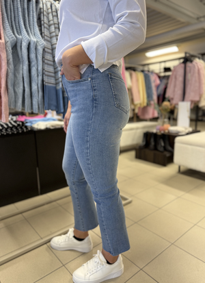 STRETCHJEANS KICKFLARE MED HÖG KOMFORT