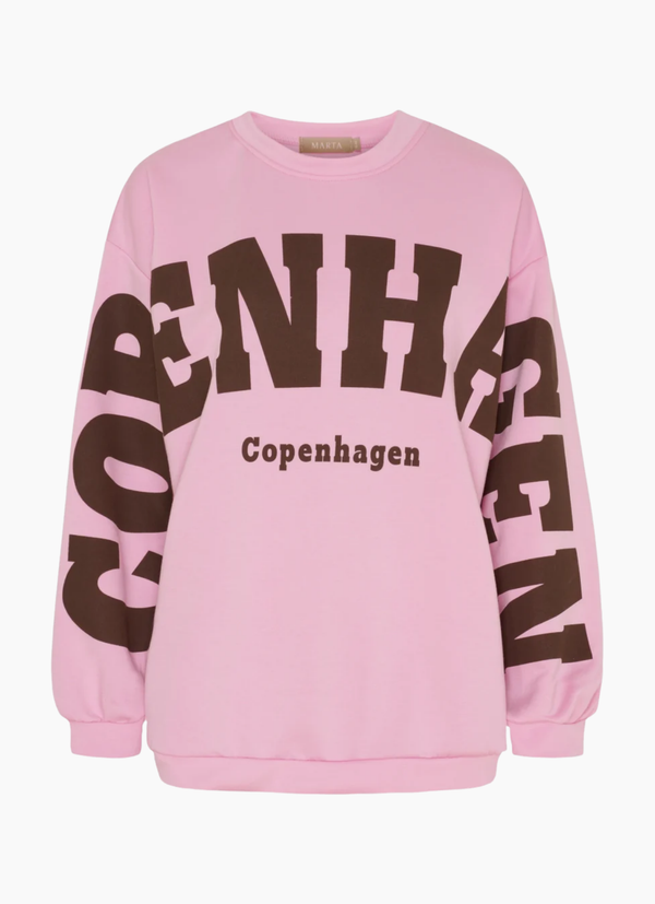 OVERSIZE MJUK SWEATSHIRT MED PRINT