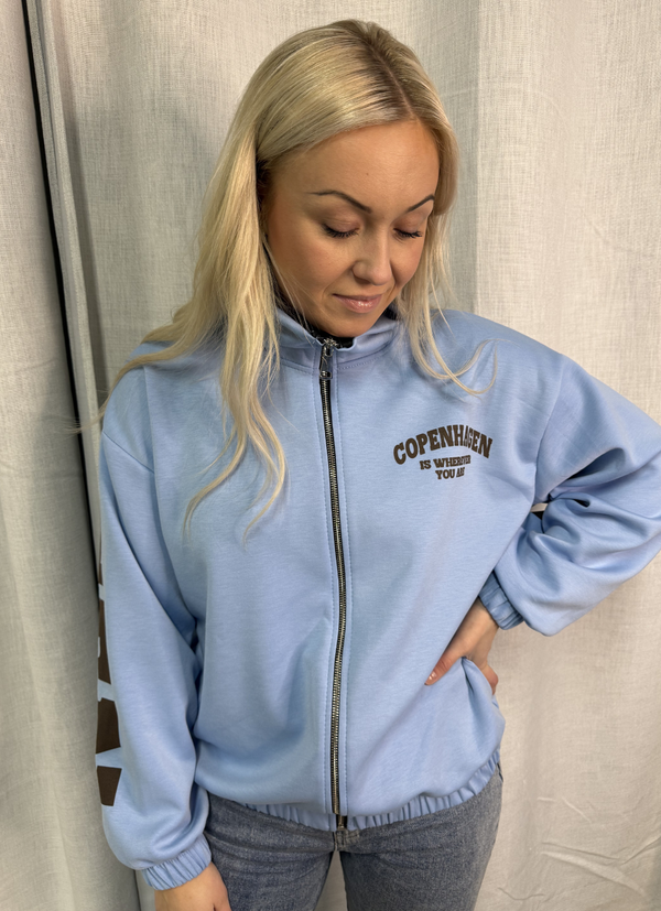 ZIP HOODIE MED LÖS PASSFORM