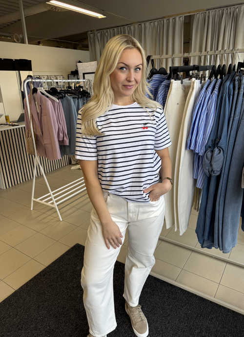 RANDIG T-SHIRT I MJUK BOMULL