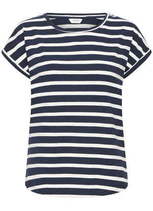 RANDIG T-SHIRT I BOMULLSBLANDNING