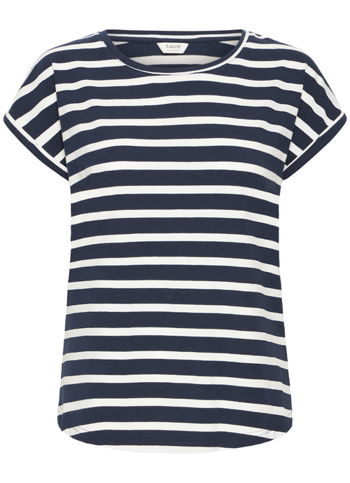 RANDIG T-SHIRT I BOMULLSBLANDNING