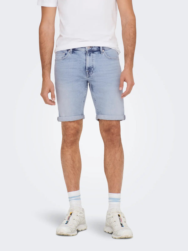 DENIMSHORTS I MJUK STRETCH