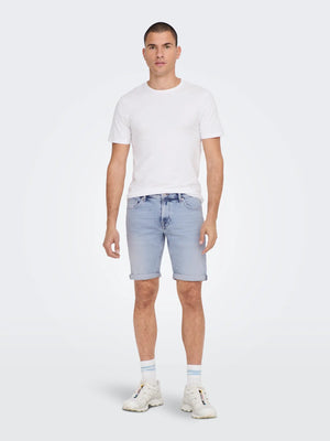 DENIMSHORTS I MJUK STRETCH