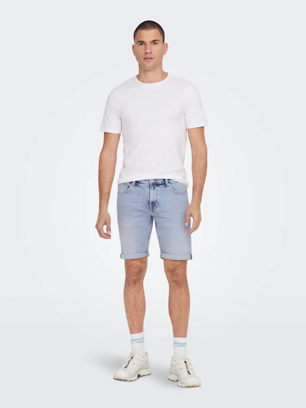 DENIMSHORTS I MJUK STRETCH