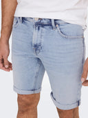DENIMSHORTS I MJUK STRETCH