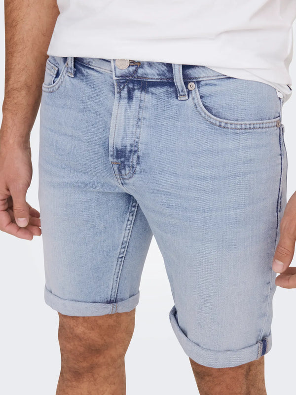 DENIMSHORTS I MJUK STRETCH