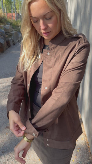 SARA SUEDE JACKET