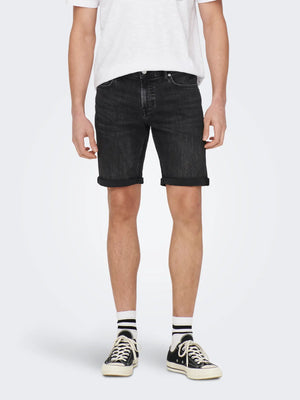 DENIMSHORTS I MJUK STRETCH