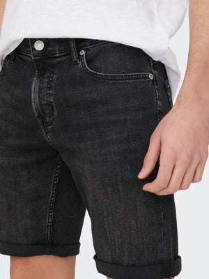 DENIMSHORTS I MJUK STRETCH